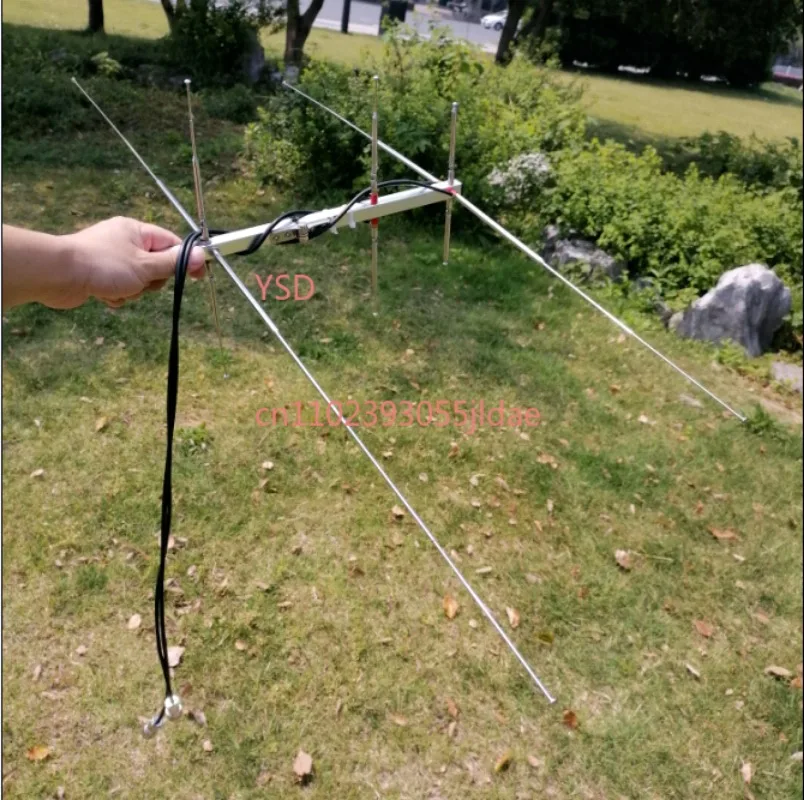 U/V Dual Band Pocket Yagi Antenna, 15W Power with 6DBI 8DB Gain for VHF UHF Frequency Range