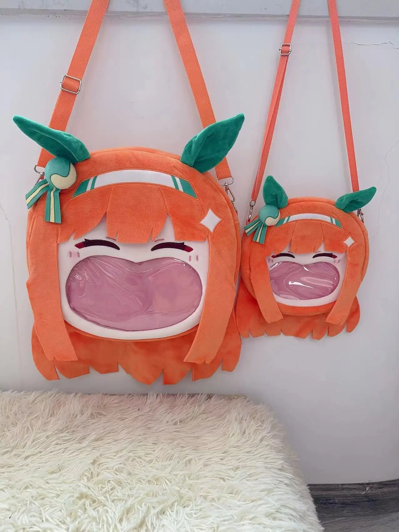 

Pretty Derby Rice Shower Silence Suzuka Cosplay Doll for Transparent Backpack Shoulder Bag