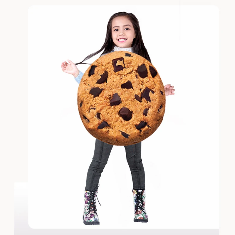 Volwassen Koekjes En Gilrs Kostuum Halloween Kostuum Voor Familie Kinderen Kostuum Vrouwen Koekjes Cosplay Prom Party Performance Rekwisieten