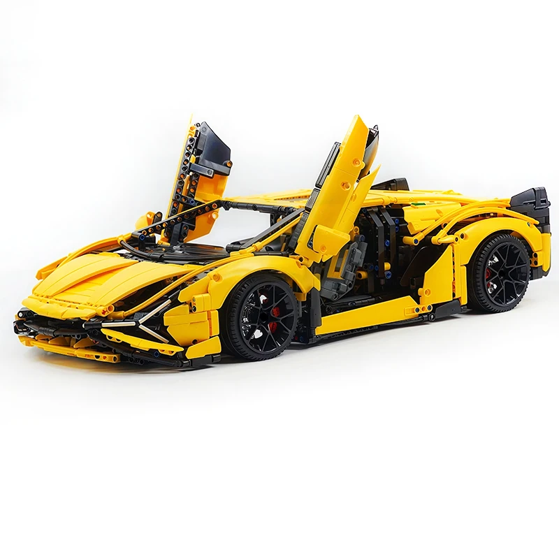 Personalizado MOC técnico Compatible 42115 bloques de construcción MOC modelo rompecabezas para adultos vehículo deportivo DIY juguetes para niños regalo de Navidad