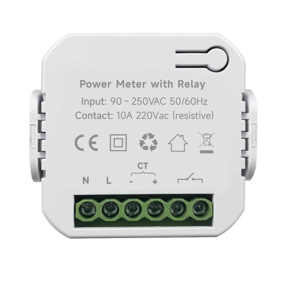 ABDX-TUYA Smart Life WiFi Energy Meter 80A with On/Off 1 Transformer PV Solar Bi-Directional Multifunction Energy