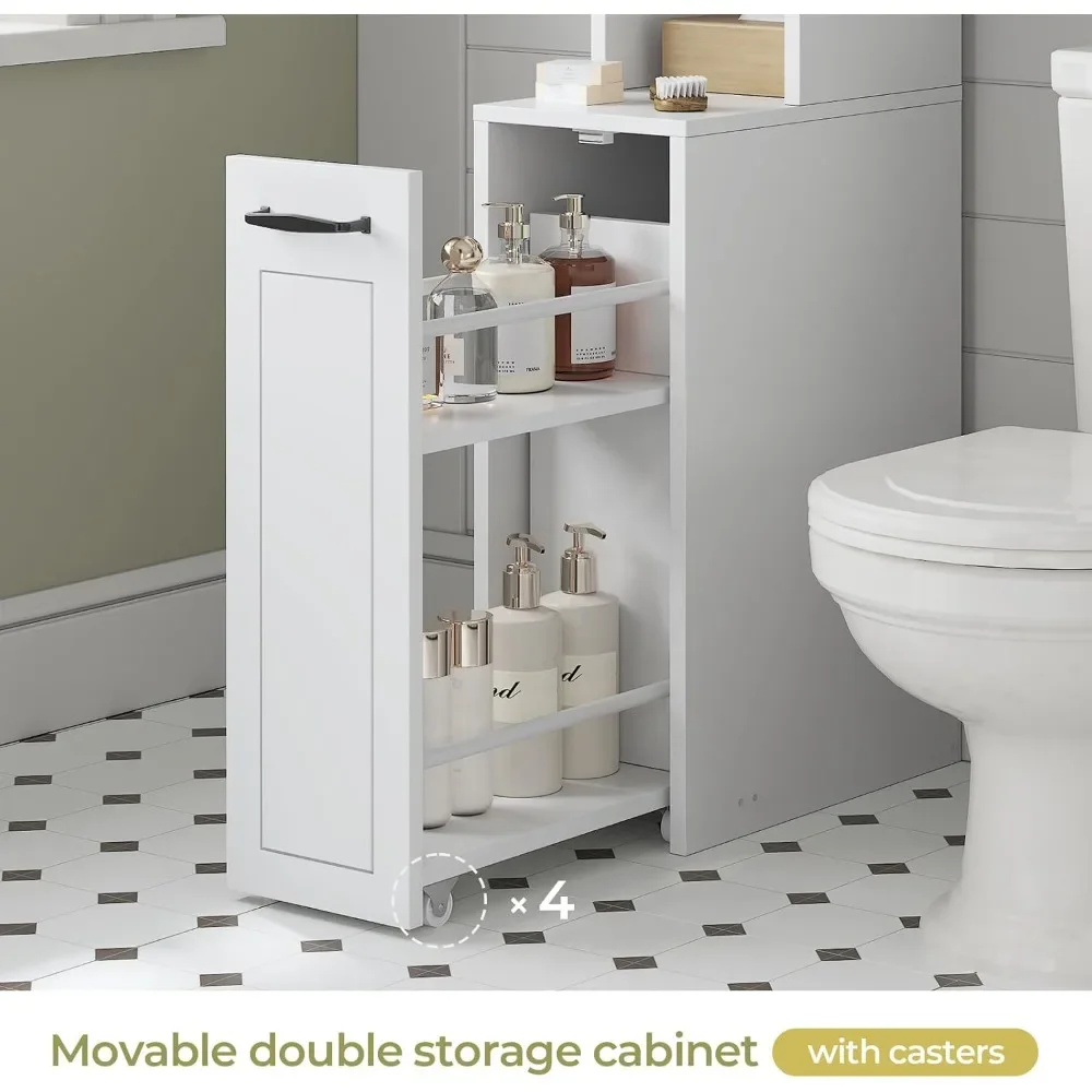 Compact Over-the-Toilet Storage Unit with Adjustable Shelf and Open Storage for Bathroom Efficiency
