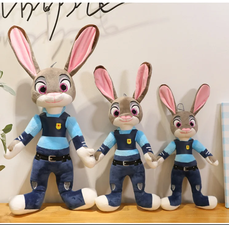 NIEUWE 2026-Disney Cartoon Anime Film Zootopia Knuffel Vos Nick Wilde Konijn Judy Hopps Pop Zachte Knuffels Kerstcadeaus
