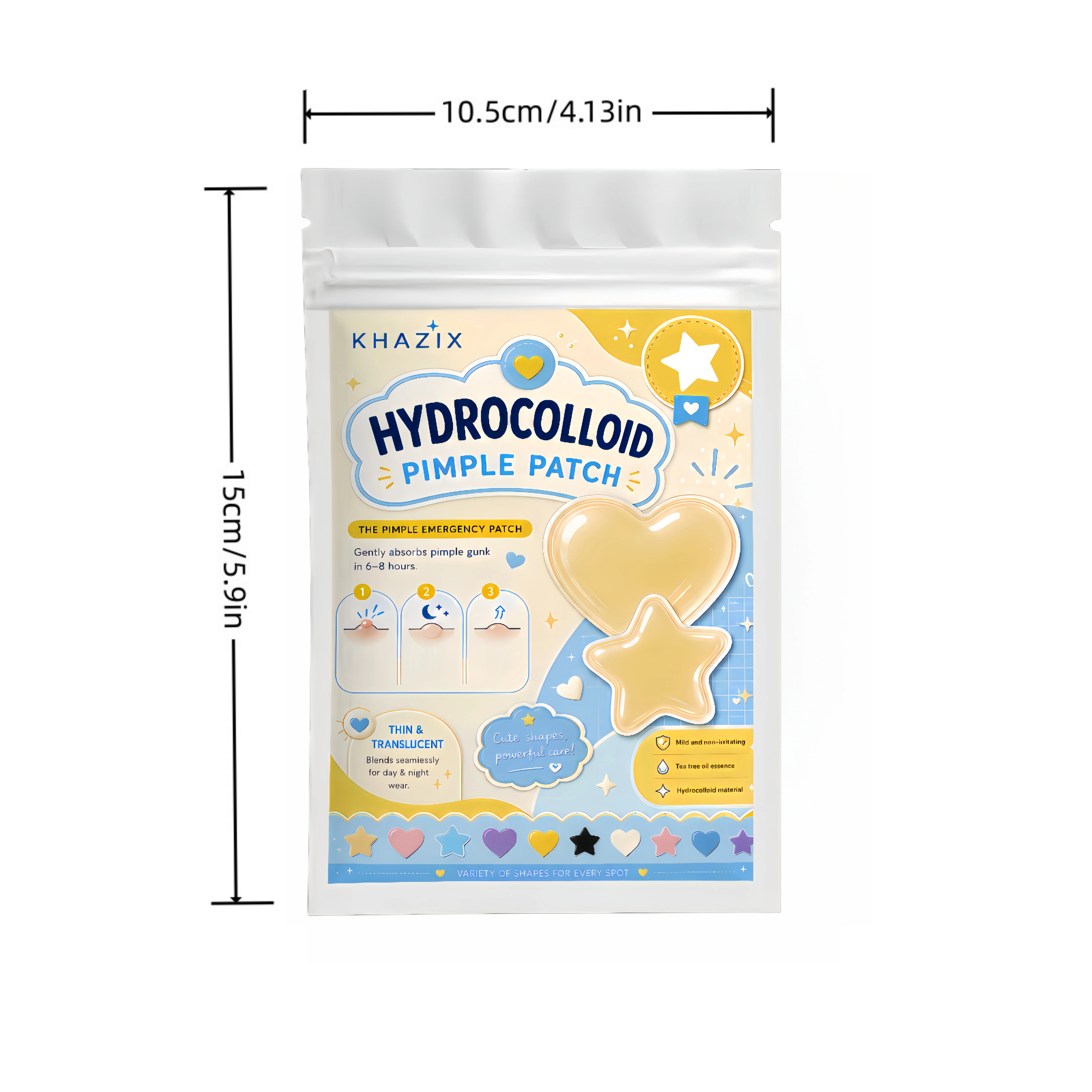 240pcs Star Pimple Patches For - Hydrocolloid Acne Patch 评论和价格