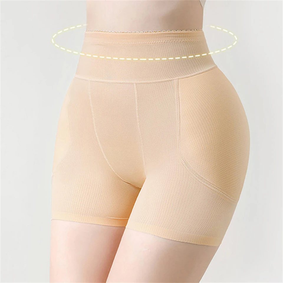 Becirzet Damen-Unterwäsche, Fake Asses, High Waist, Bauchkontrolle, atmungsaktive Hüftpolster, Po-Verstärker, Body Shapewear – Detail 10
