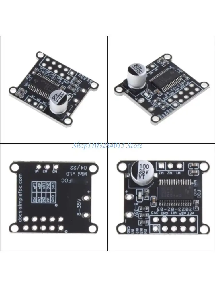 R6FF High Performances Brushless Motor Driver Board with DRV8313 Chip FOC Control Enhanceds Torque Output