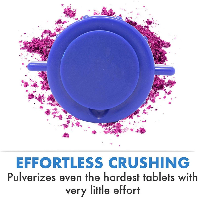 Portátil Compact Medicine Storage Box, Tablet Grinder, leve e compacto cortador divisor