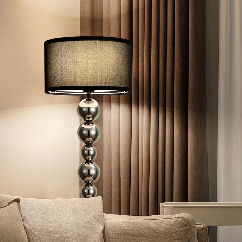 

Floor lamp high value ins wind atmosphere lamp retro light luxury bedroom living room bedside floor lamp 002