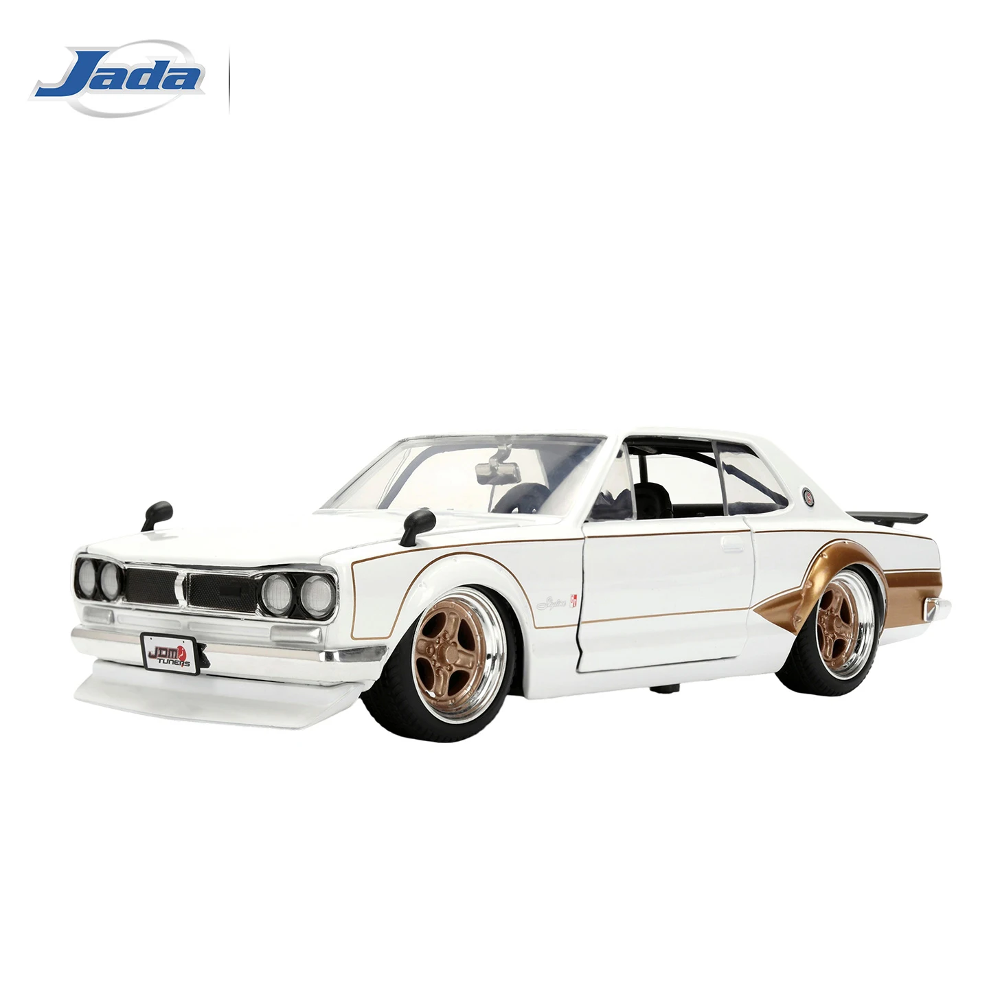 جادا 1:24 JDM نيسان سكاي لاين 2000 GTR 1971 سبيكة سيارة Diecasts ولعبة المركبات نموذج سيارة مصغرة مقياس نموذج سيارة للأطفال
