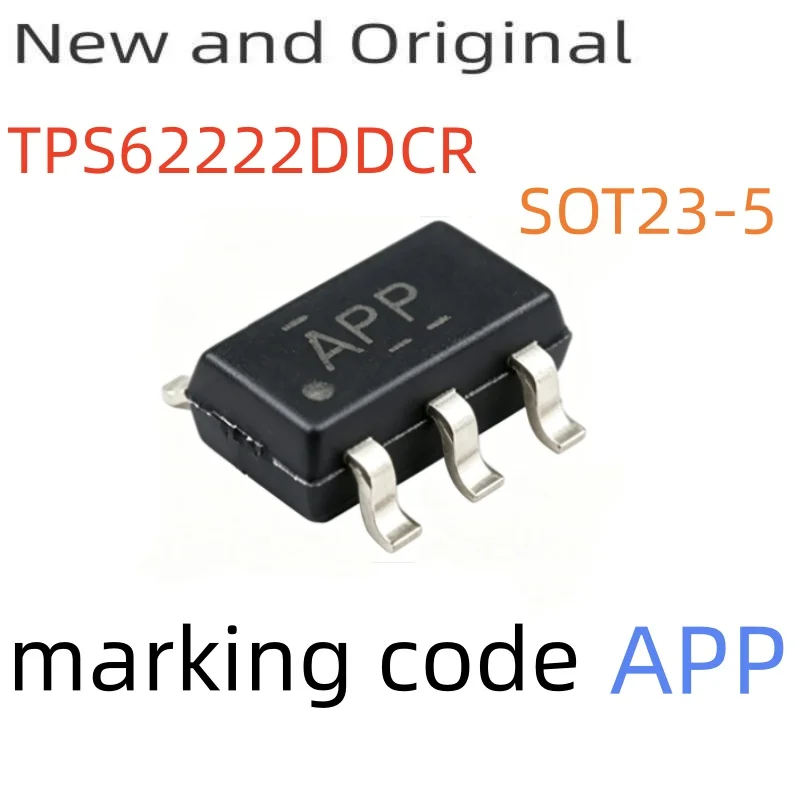 Tps62222Ddcr Sot23-5 400Ma 1.25Mhz High-Efficiency Step-Down Converter Marking Code App