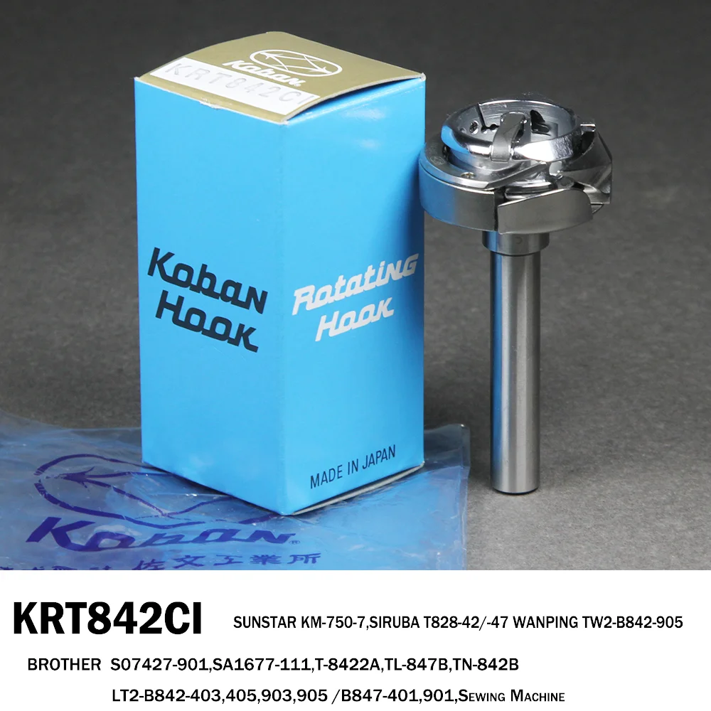 

Original KOBAN KRT842CI Rotary Shuttle for BrotherB842-403、Nissar KM-750-7、Siruba T828-42 Sewing Machine SA7427-901 SA1677-111