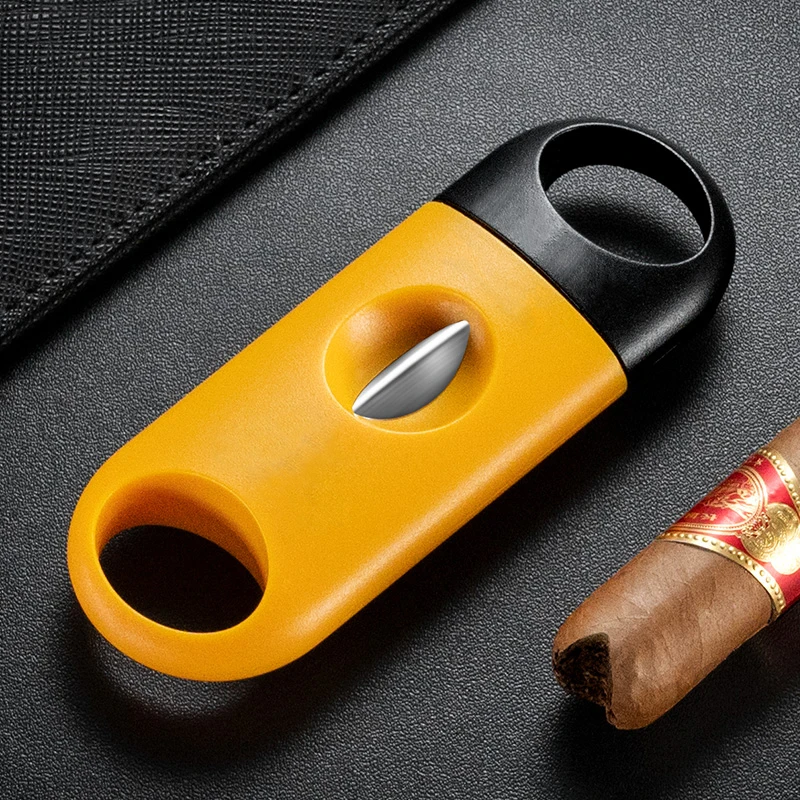 

BOLTIFY New Cigar Cutter Pocket V-Cut Sharp Cigar Scissors Guillotine Portable Travel Cutting Round Punch Cigar Accessories