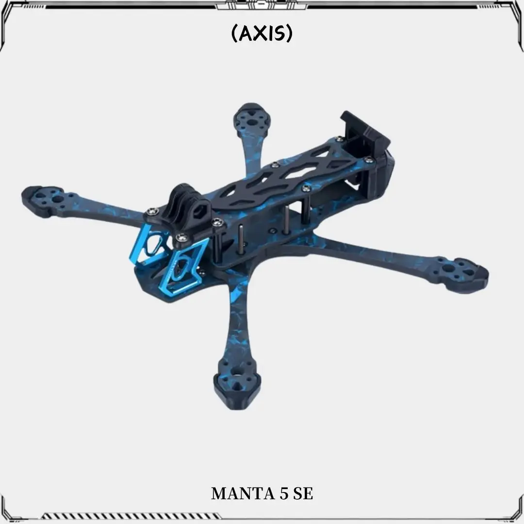 Axisflying Manta 5 SE ฐานล้อ5นิ้ว223เมตรสำหรับโดรนฟรีสไตล์สำหรับแข่ง FPV