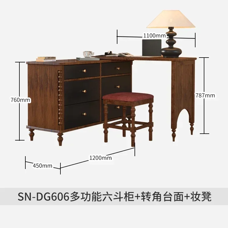 

New Arrivals New styleNN NNSolid wood retractable end of bed bucket cabinet dresser Chinese integrated storage cabinet corner dr