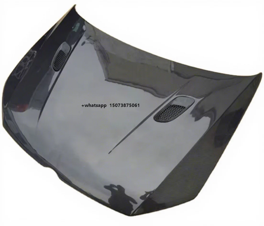 For  POLO Carbon Fiber Engine Hood Bonnet  Scoop Accessories