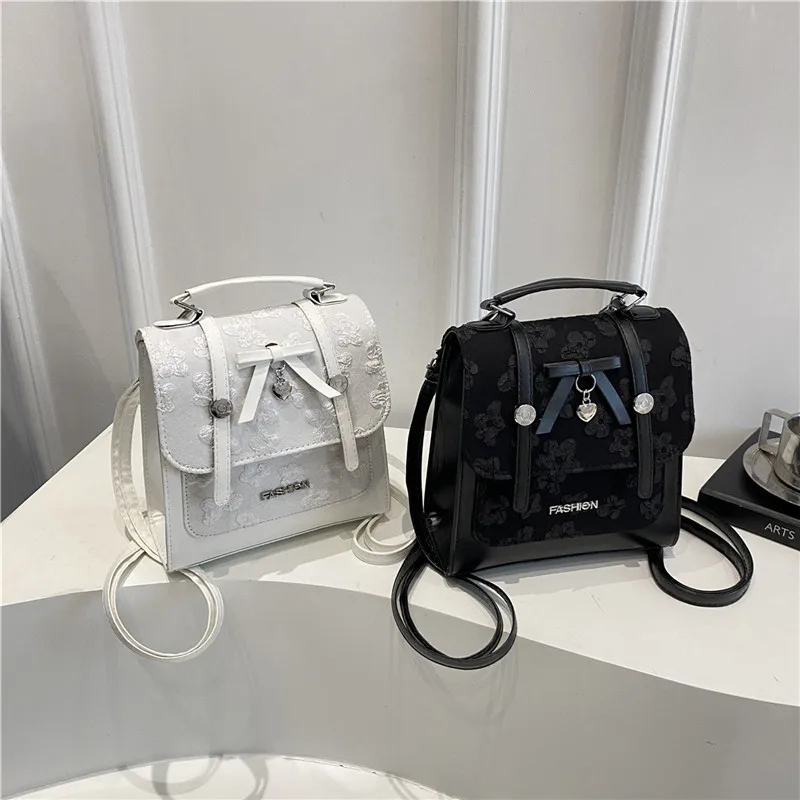 2025 summer new stylish and niche design fashionable and individual backpack casual and simple ladies' backpack
