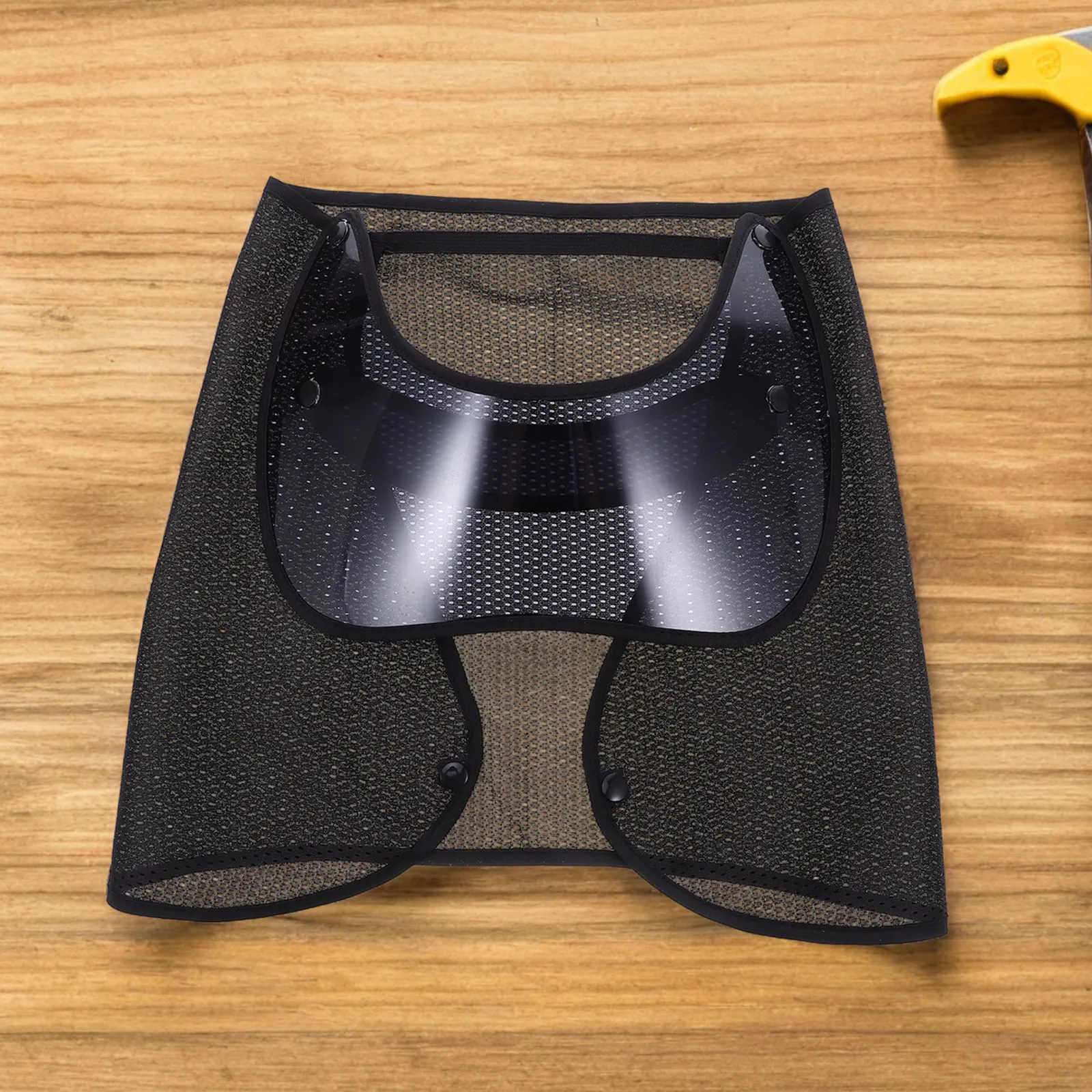 Hard Hat Sun Shade Full Brim Mesh Visor Neck Protector Sweat Absorbing Lightweight Sun Protection for Outdoor Work Construction