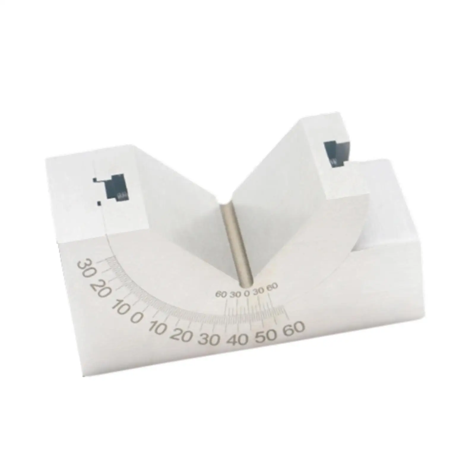 Precision Angle V Block 0 to 60 Degree Adjustable Gauge Metal Measuring Tool for Machining Work