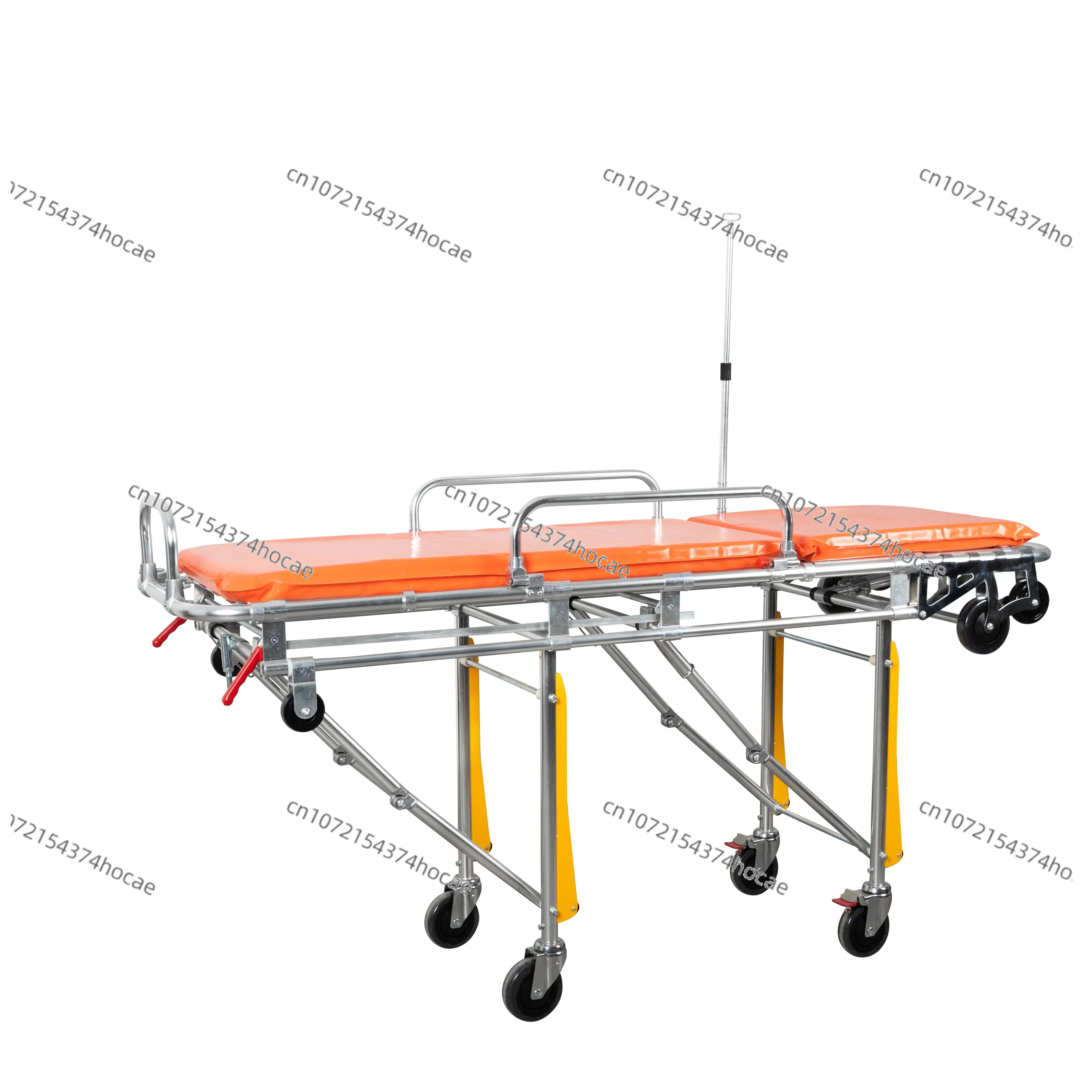 YFH-3A Hydraulic Emergency Medical Stretcher Trolley With CPR Handle Hospital Patient Transfer Bed