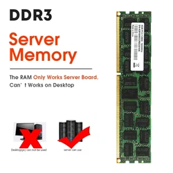 DDR3 4GB 8GB 16GB 32GB Server Memory REG ECC 1600 1333 1866  MHz PC3 RAM Support x79 x58 LGA 2011 Motherboard