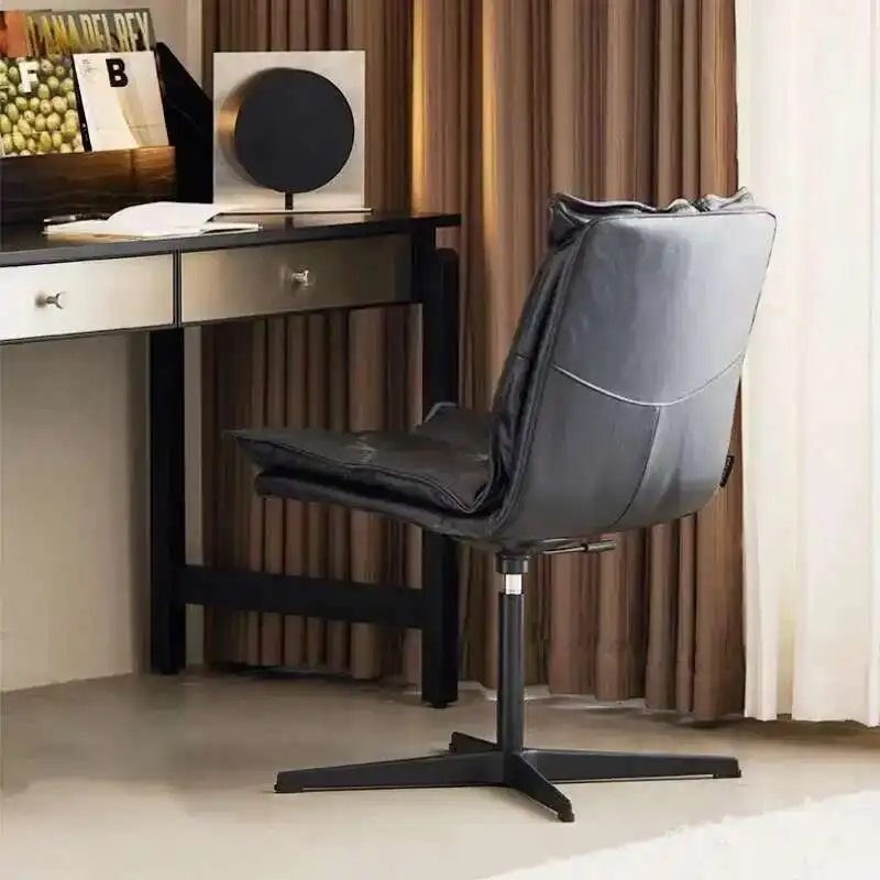 

Компьютерное кресло из натуральной кожи, спинка, регулируемое офисное кресло, удобные стулья для сидения, легкие, роскошные, эргономичные, офисные игры