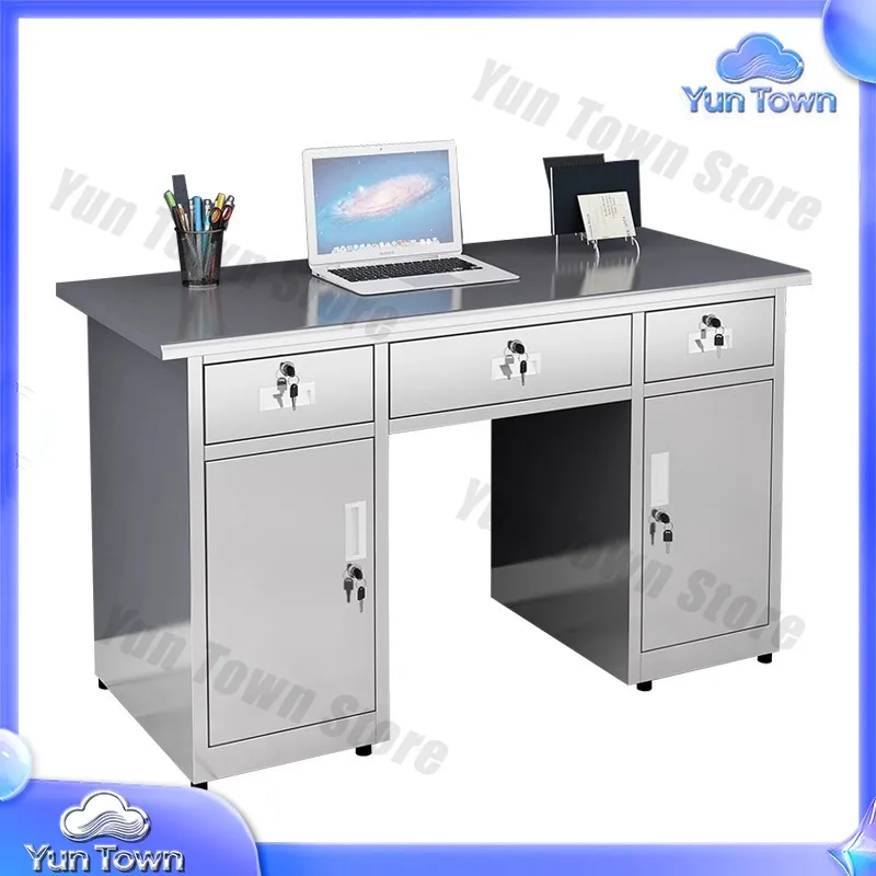 304 stainless steel durable office computer desk aseptic operation table checkout page workbench dust-free purification