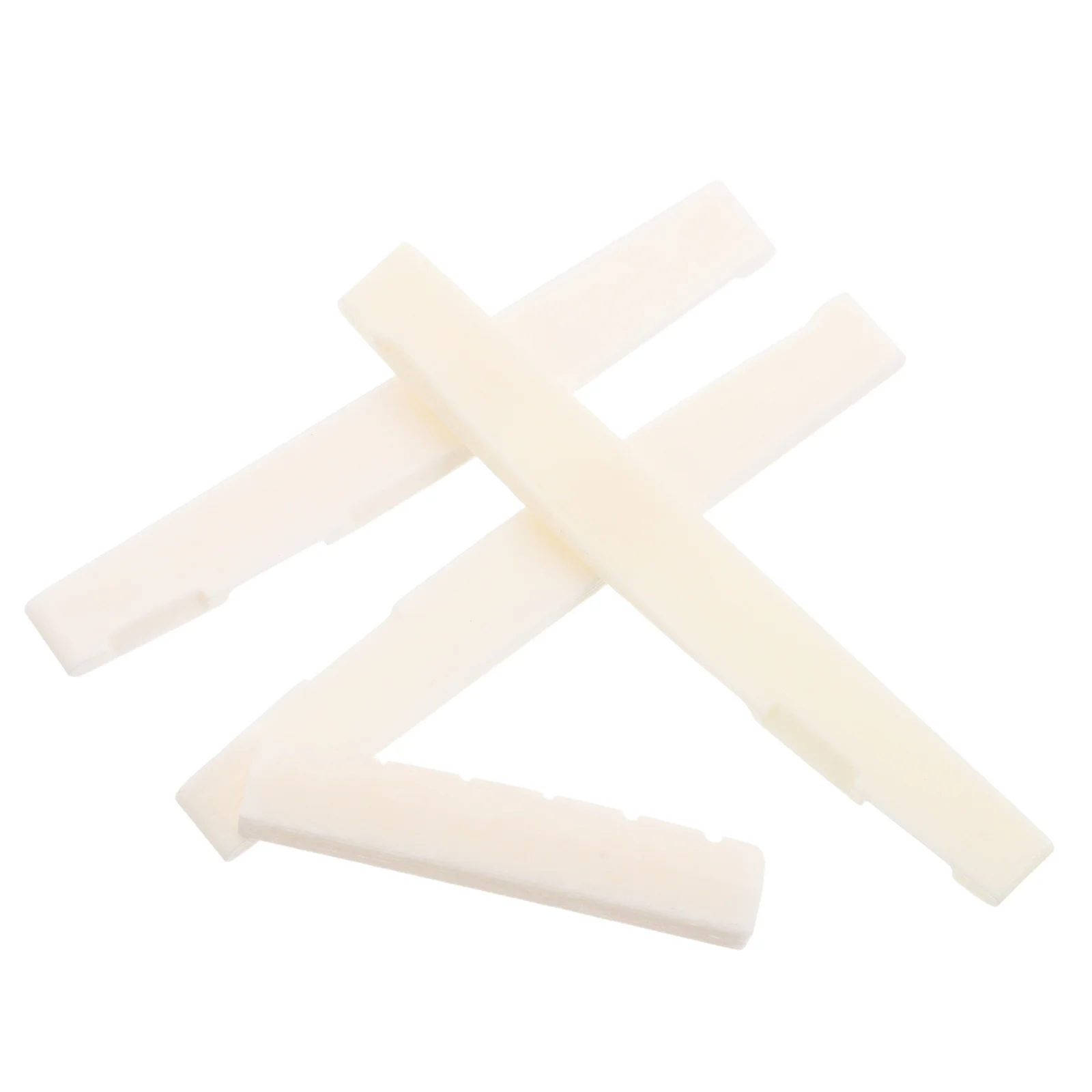 

1Set Guitar Nut Bridge Ox Bone Acoustic Folk Guitar Parts Enhance Sound Clarity Volume Durable Replacement Adjustable Bridge