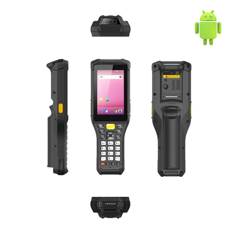 Android 10 Handheld Industrial RFID Reader/Writer Long Range Scanner Barcode capabilities for Warehouse Use Direct Stock