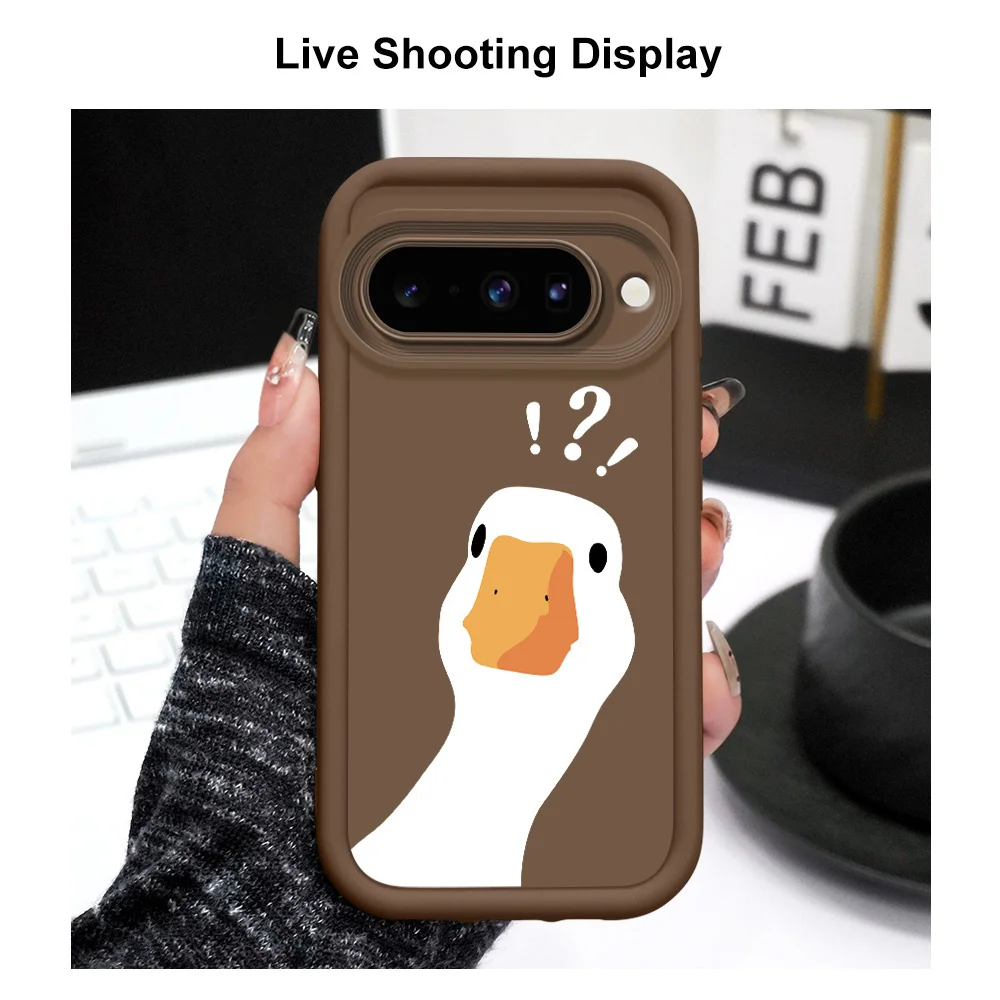 Crooked Duck Handyhülle für Google Pixel 10 9 9A 8 8A 7 7A Pro XL 4G 5G Staircase Soft Cover – Detail 8