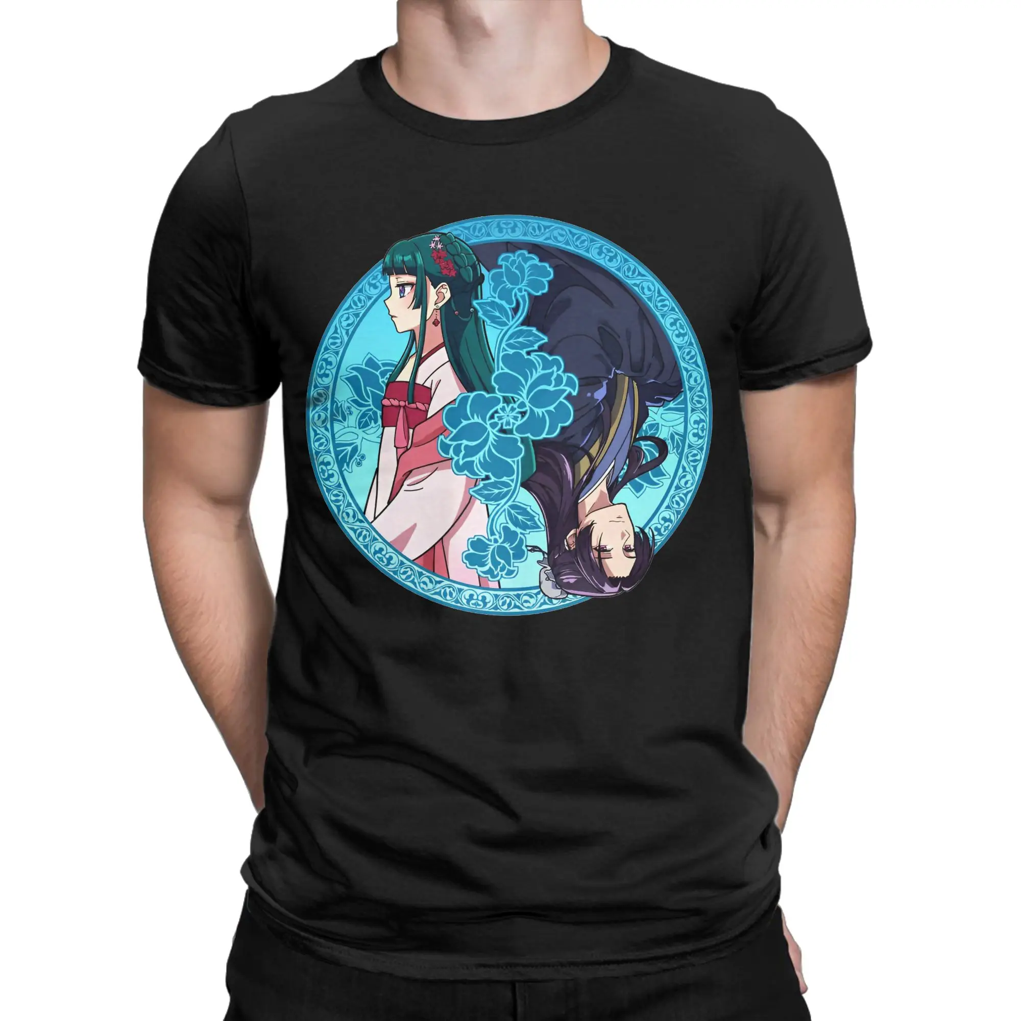 Kusuriya no Hitorigoto Anime T-Shirt The Apothecary Diaries Humor 100% Cotton Tee Shirt Round Collar Short Sleeve T Shirts