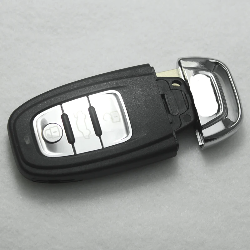 

Корпус дистанционного ключа с 3/4-кнопками, сменный чехол для Audi A3 A4 A5 A6 A8 для Quattro Q5 Q7 A6 A8 09-17 Корпус умного ключа автомобиля