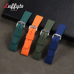 Silicone Men's and Women's Sports Watch Bracelet 20mm 22mm Fashion Watchband Accessories