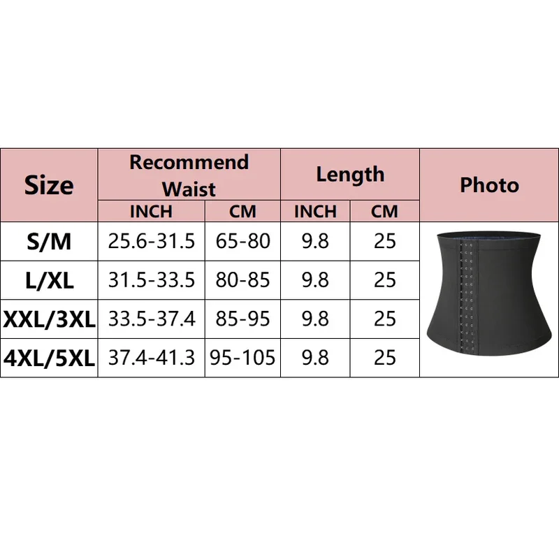 Women Shapewear Sauna Sweat Slimming Belt Weight Lose Belly Flat Sheath Fat Burner Waist Trainer Tummy Control Waist Shaper