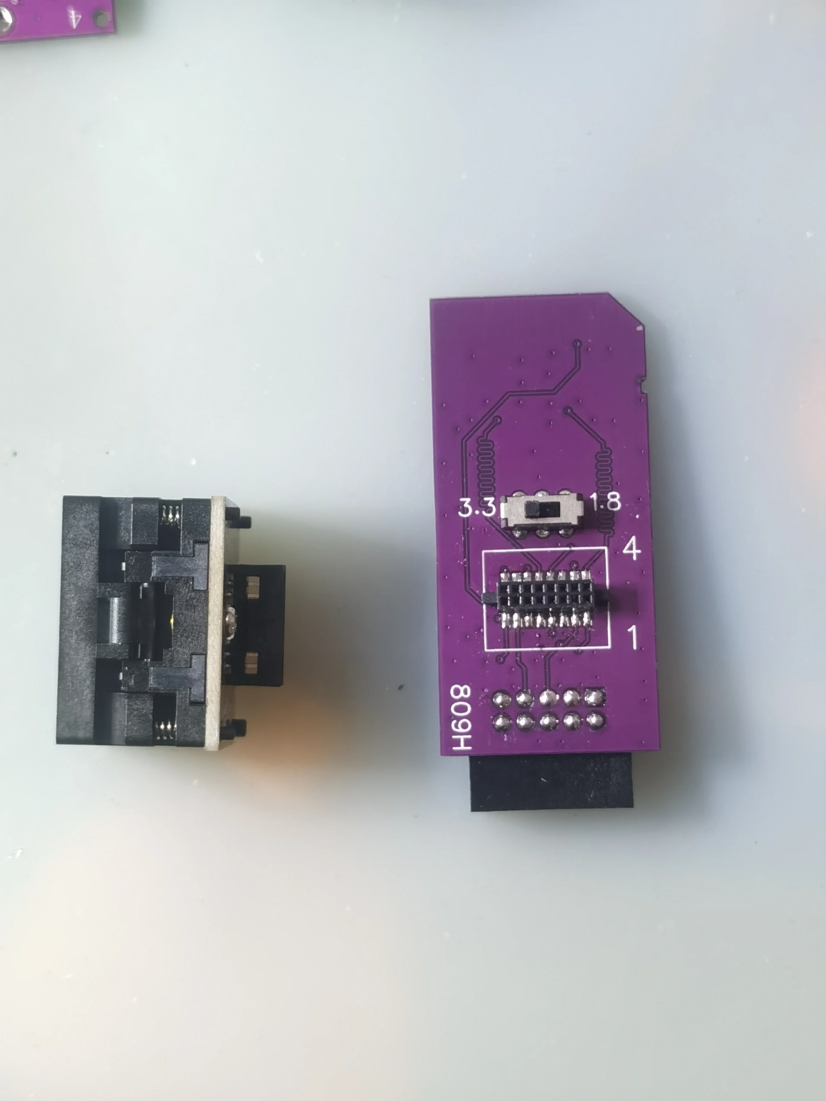 Emmc Flexible Socket Adapter Board, Supports 809 Programmer ISP Read and Write, Supports Card Reader Read and Write,