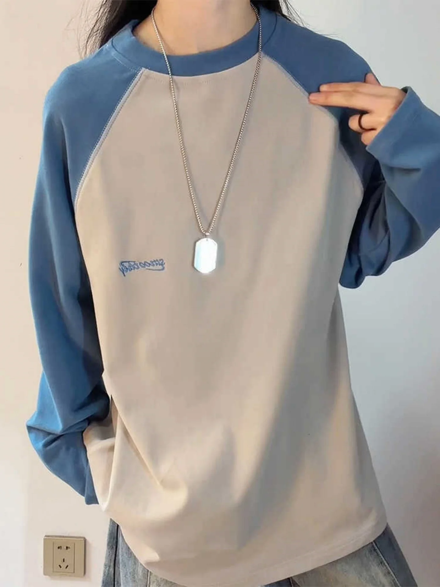 

Утепленная мужская зимняя теплая толстовка с круглым вырезом и длинным рукавом, американская модная модель.