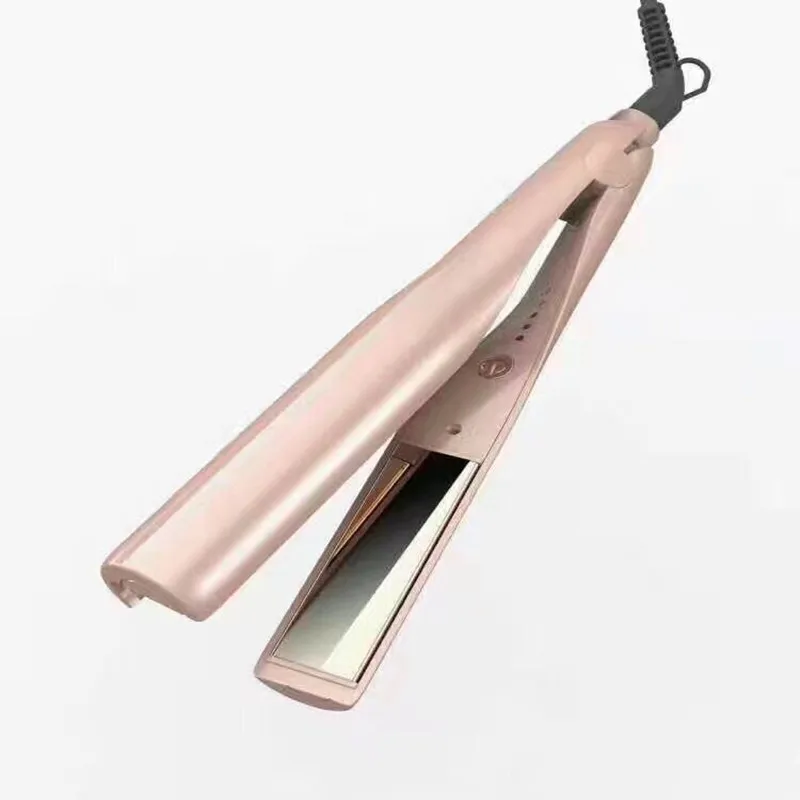 Wholesale price professional salon use hair styling machine private label flat iron titanium hair straightener