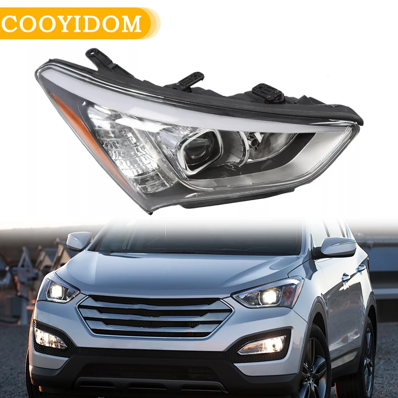 For Hyundai Fe IX45 2013 2014 2015 2016 Auto Halogen Front Bumper Headlight Headlamp Head Light Head Lamp Car Accessories