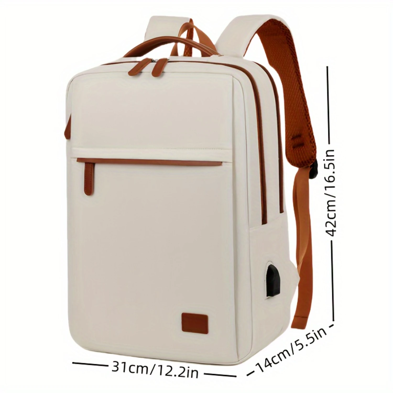 Business backpack, multifunctional notebook computer bag, leisure backpack, unisex large capacity travel bag, daily commuting ba