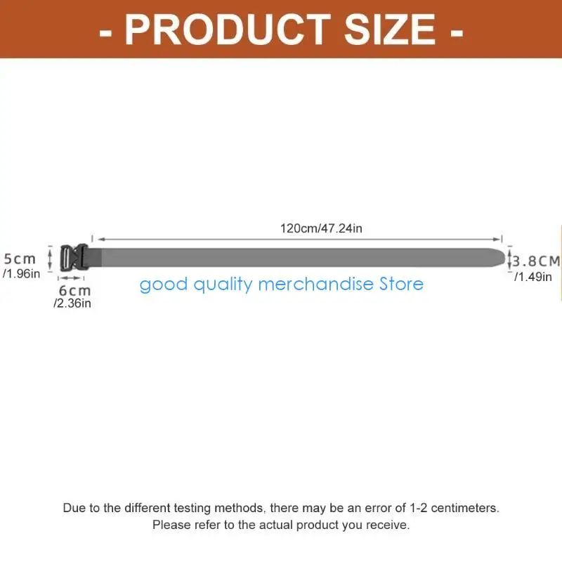 حزام Y5JD خارجي على شكل حرف U، حزام مشدود من النايلون، حزام منظم بإبزيم منزلق للبالغين