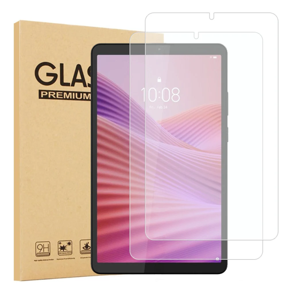

2Pcs Tempered Glass Screen Protector For Le-novo Tab One 8.7 inch 2025 Anti Scratch HD arcuate Film