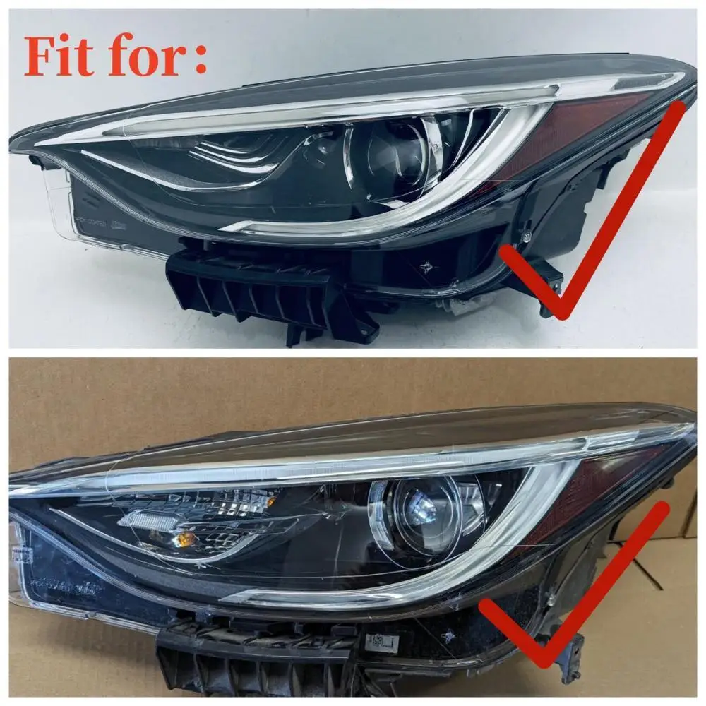 B010391-B de Ojos de Ángel sin RGB para 2017 2018 2019 Infiniti QX30 Q30 faro luz de circulación diurna B010390-B amarillo azul rojo