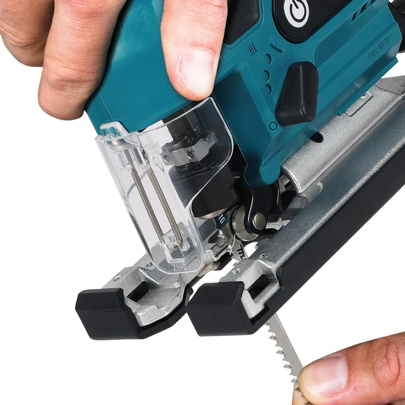 Imagem -05 - Makita-jig Saw Elétrico sem Fio com Alça de Corpo Jig Saw Configurações Orbitais Corte Reto Luz Led Ferramenta Elétrica Djv185 18v Djv185z