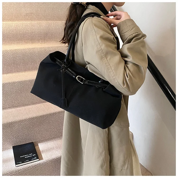 

2025 New PU Leather Commuter Tote - Large Capacity 3-way Bag | Shoulder/Crossbody/Underarm for Office & Weekend