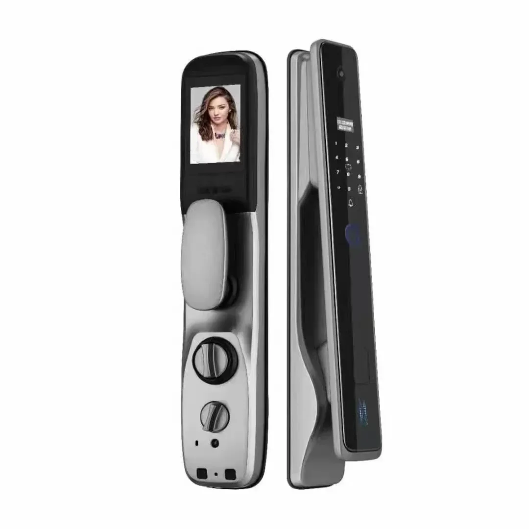 003 3d Face Recognition Door Lock Smart Wifi Electronic Door Lock With Video Doorbell Smart Door Lock