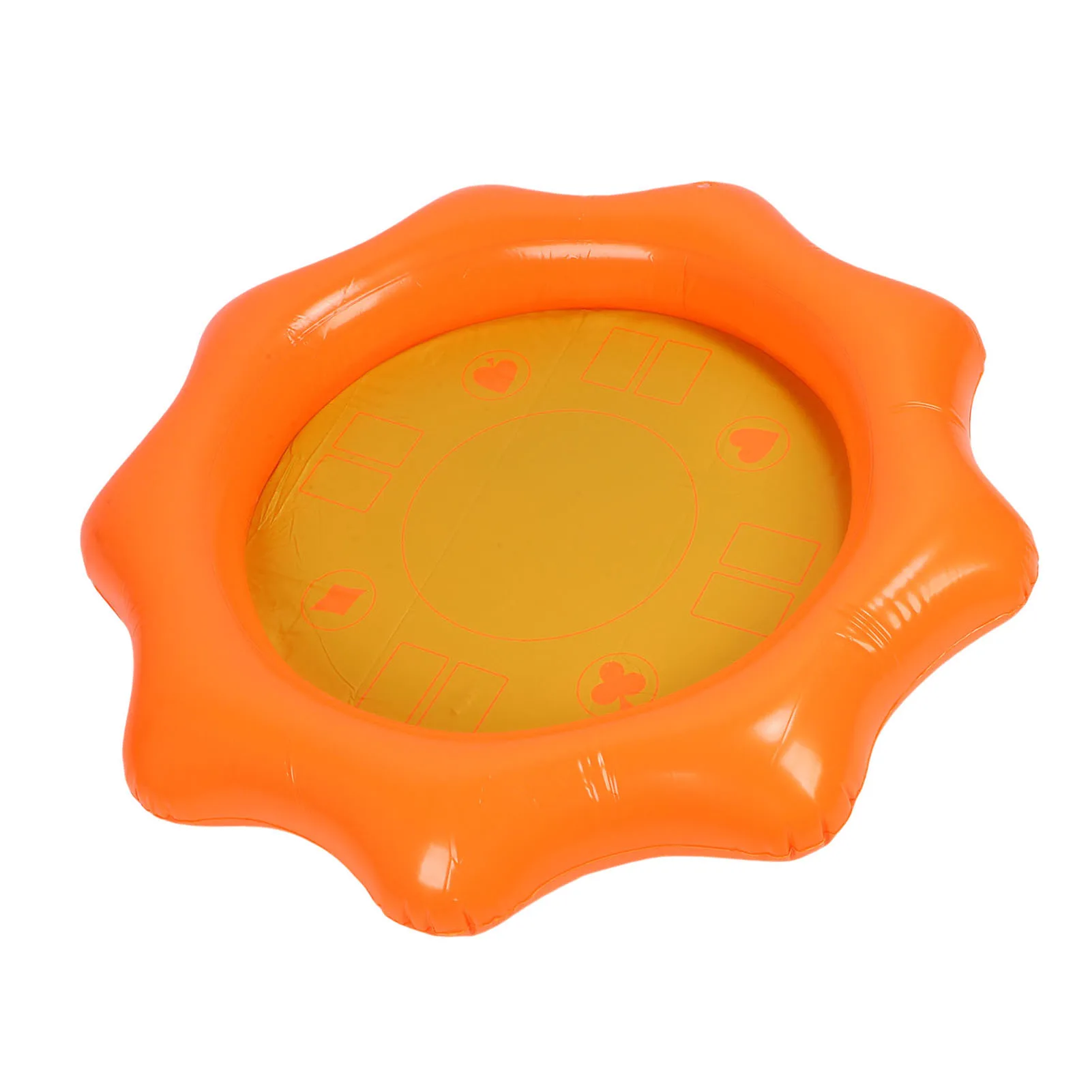 Multi Purpose Inflatable Drink Table Swimming Pool Cup Tray Serving Float For Card Games Kids Adults Play Outdoor Party