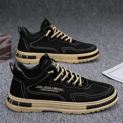 Men's Casual Sneakers SpringAutumn Breathable Wear Resistant Outdoor Platform Sneaker Non-slip Comfortable Loafers Walking Flats