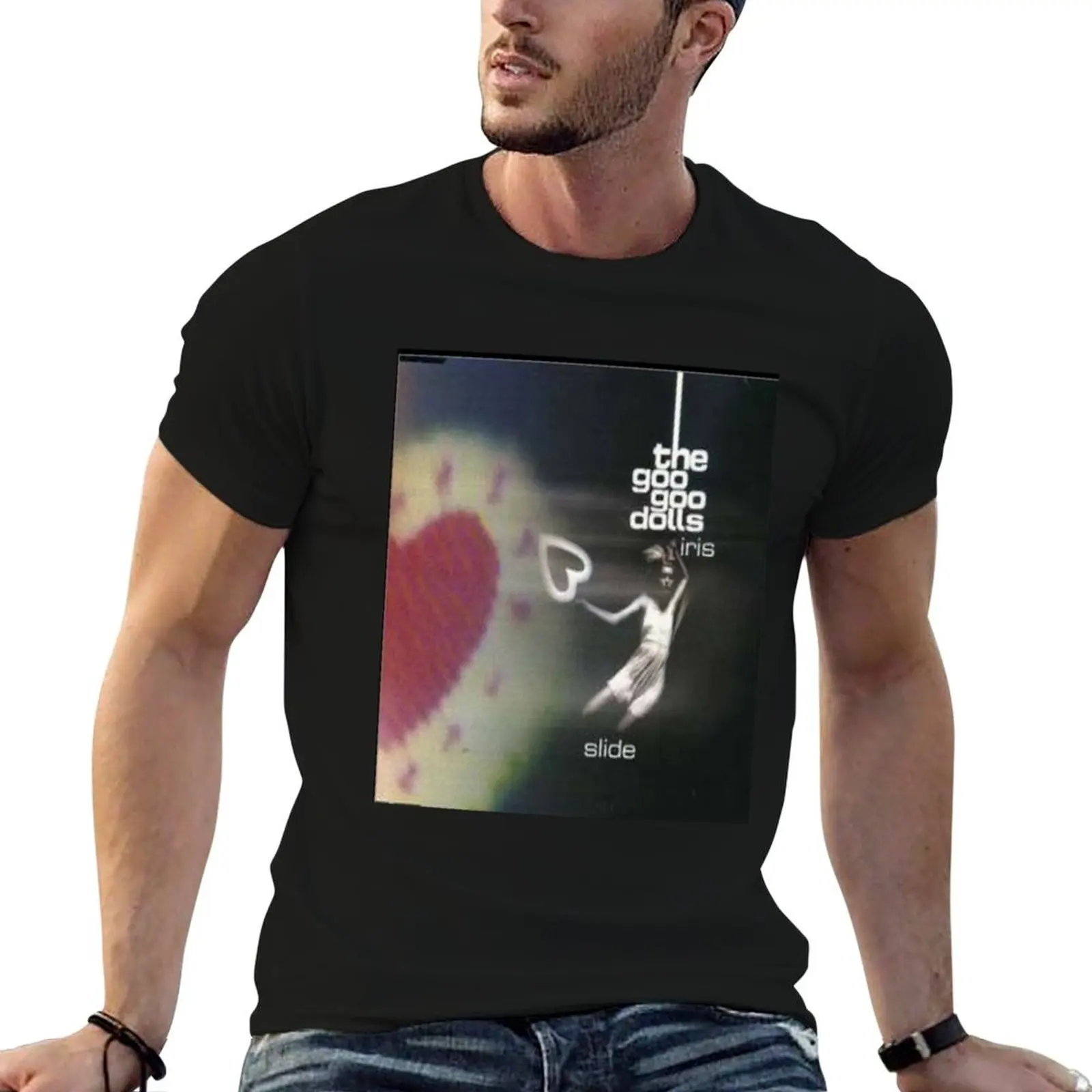 

the goo goo dolls iris T-Shirt funny t shirts cotton t shirts for man cotton soft man t shirt graphic T-shirt