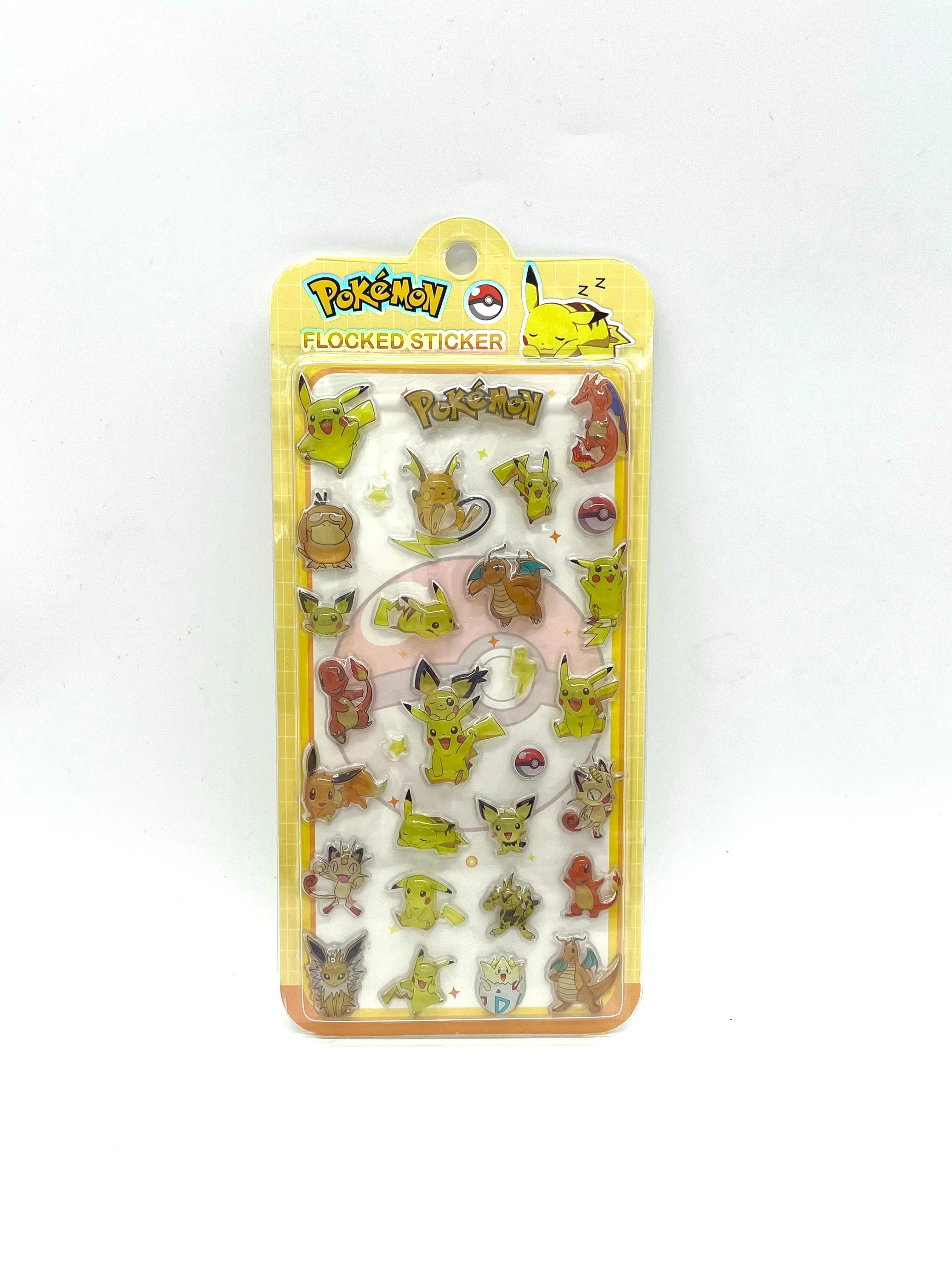 

2026 Hot Pokémon 3D Stereoscopic Crystal Stickers Children's Creative Handbooks Stereoscopic Decoration Stickers