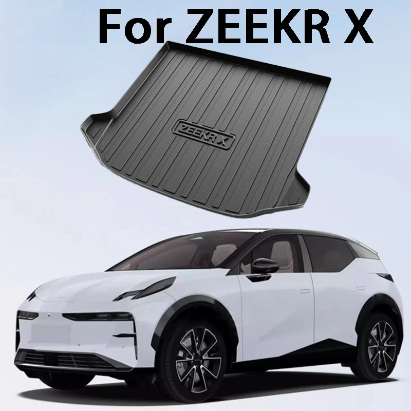 Per ZEEKR X 2023 Car Styling Rear Trunk Liner Cargo Boot TPO Trunk Mat vassoio da pavimento fango Kick Carpet accessori Auto