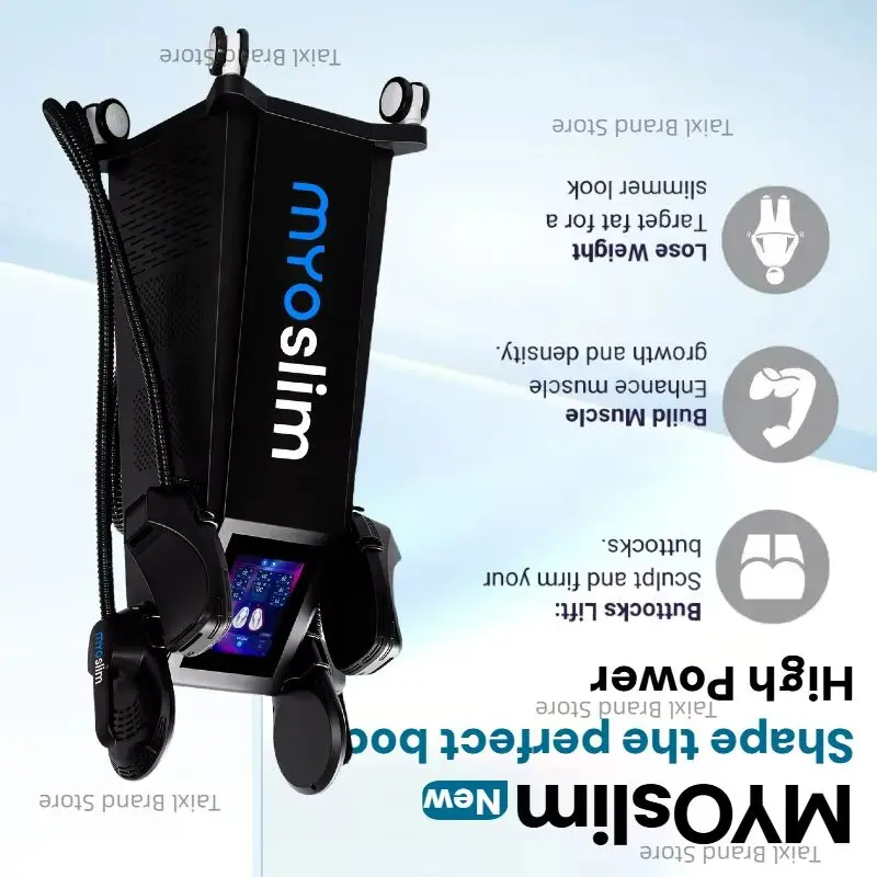 

Аппарат для коррекции фигуры Myoslim 6500W RF: электромагнитная стимуляция мышц, удаление жира, наращивание мышечной массы